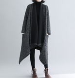 Irregular Women Casual Cloak Plus Size Fall Coat Jacket JT200945