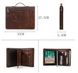 Padfolio,Business Briefcase,Men's Leather Portfolio,Personalized Gift for Him/9077