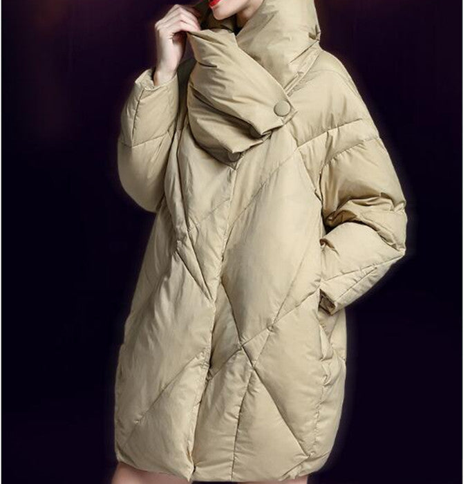 Cocoon Loose Women Puffer Coat Winter Down Coat Hooded Duck Down Jacke SimpleLinenLife Cocoon Loose Women Puffer Coat Winter Down Coat Hooded Duck Down Jacke SimpleLinenLife