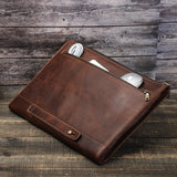 Genuine Leather 14.2 Mackbook Case Handbag, Laptop bag Portfolio, Business Briefcase, Personalized for Gift