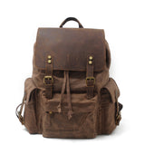 Men's Canvas Backpack Bag Travel Bag Outdoor Large Capacity Bag Durable Schoolbag Bag For Gift