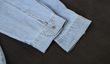 Denim Women Casual Blouse Cotton Linen Shirts Tops DZA200863