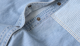 Denim Women Casual Blouse Cotton Linen Shirts Tops DZA200863