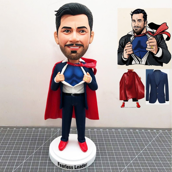 Personalized Hero Bobbleheads, Custom Superhero Bobblehead, Custom Superhero Gifts For Adults, Customized Superma Figures