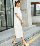 Women Dresses Casual Summer Linen Women Dresses SJ9215