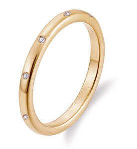 Emerald 14k Solid Gold Moissanite Diamond Band,Wedding Rings,Anniversary Gift 2265
