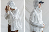 Hooded Linen Jacket,Long Sleeve Women Linen Tops 62707