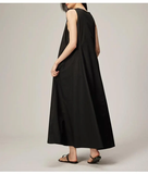 Sleeveless Summer Women Linen Dresses