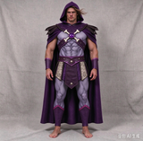 Skeletor Complete Cosplay Costume, Masters of the Universe Full Outfit, Halloween Villain Cosplay Set