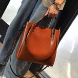 Wax Oil Leather Single Shoulder Bag for Women Crossbody Elegant Handbag, Birthday Gift for Her