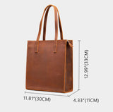 Genuine Leather Tote Bag for Women Shoulder Bag Handbag, Everyday Large Capacity Bag, Birthday Gift for Her