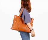 Leather Tote Bag for Women Shoulder Bag Handbag, Everyday Large Capacity Bag, Birthday Gift for Her