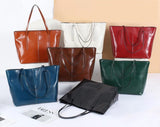Leather Tote Bag, Women Shoulder Bag Handbag,Gift for Her