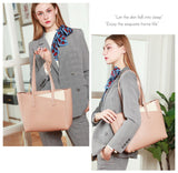 Simple Fashion Leather Tote Bag for Women Shoulder Bag Handbag, Everyday Large Capacity Elegant Bag, Birthday Gift for Her