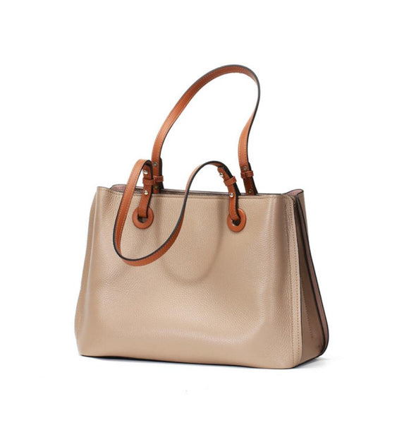 Women Leather Single Shoulder Bag Tote Bag, Crossbody Commuter Handbag for Everyday Use, Birthday Gift for Her