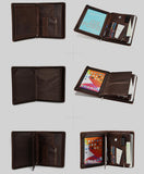 Men's Leather Portfolio ,Personalized Padfolio Notebook Holder File Document Organizer, Business Briefcase for Gift/6041