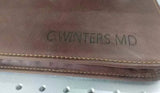 Personalized Men's Leather Portfolio, Organizer Folder, Business Briefcase,Engraving Gift/ 4611