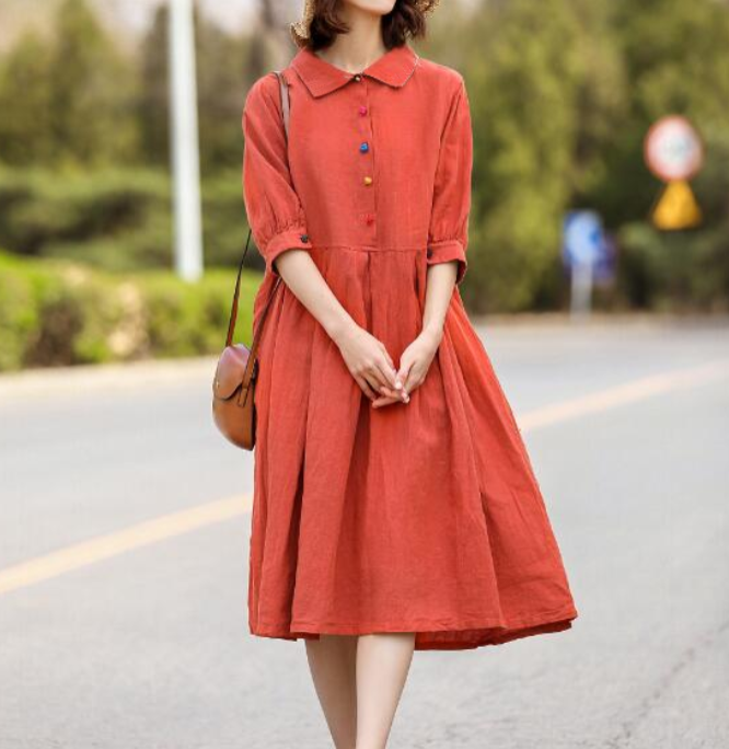Women Cotton Dresses Summer Dresses Women Long Dresses Short Sleeve D9 SimpleLinenLife Women Cotton Dresses Summer Dresses Women Long Dresses Short Sleeve D9 SimpleLinenLife