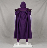 Skeletor Complete Cosplay Costume, Masters of the Universe Full Outfit, Halloween Villain Cosplay Set