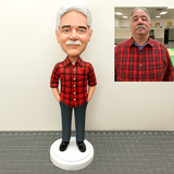 Custom Bobbleheads, Custom Grandfather Bobblehead, Custom Bobblehead For Boss, Make Your Own Bobble Head, Custom Father Action Figure