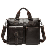 Personalized Full Grain Leather Briefcase Men, Leather Satchel,Gift for Him, Work Bag 4544