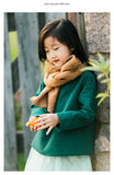 green kids linen cotton tops girls tops coats
