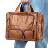 Full Grain Leather Briefcase for Men, Graduation Gift for Him,Leather Briefcase Bag, Satchel Bag, Personalized Leather Handbag 4308