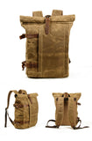 Canvas Backpack Bag Men Travel Bag Shoulder Bag Outdoor Sports Bag Large Capacity Bag for Gift