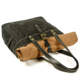 Canvas Handbag Women Tote Bag Shoulder bag Large Capacity Simple Handbag Retro Bag For Gift