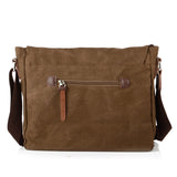 Canvas Messenger Bag Shoulder Bag Crossbody Bag Vintage Briefcase Bag Durable Casual For Gift