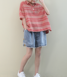 Casual T-Shirts Summer Women Cotton Tops WG961707