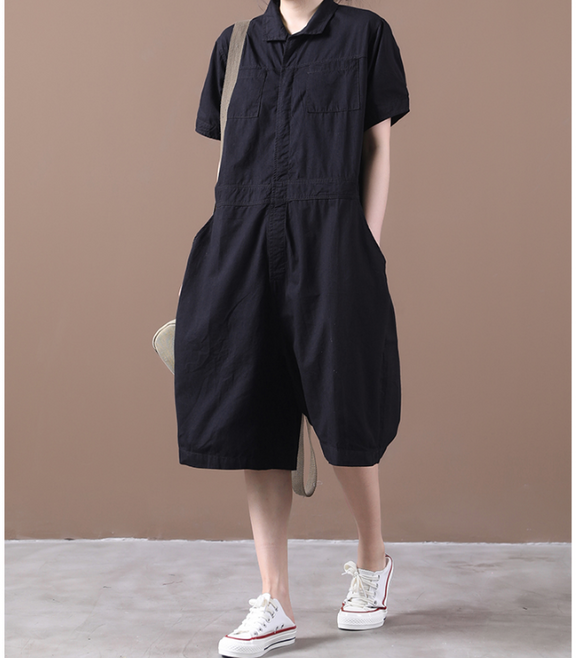 Casual Summer Denim Overall Loose Women Jumpsuits WGQ05165