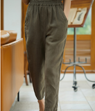 Summer Women Casual Pants Elastic Waist SJ05131
