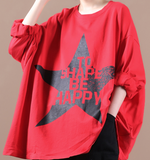 Women Cotton Tops Women Blouse Long Sleeves Loose Style Shirts H9505