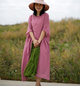 Plus Size Women Dresses Casual Summer Linen Women Dresses SJ97215 SimpleLinenLife Plus Size Women Dresses Casual Summer Linen Women Dresses SJ97215 SimpleLinenLife