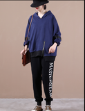 Fleece Sweater Autumn Women Cotton Tops Women Coat Loose Style H9506