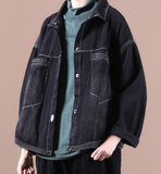 Denim Women Casual Plus Size Fall Plus Size Coat Jacket JT200945