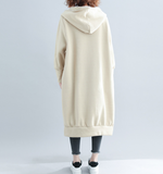 Short Front Long Hooded Women Casual Parka Plus Size Fall Coat Jacket JT200945