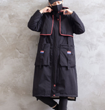 Black Autumn Padded Fleece Women Casual  Coat Loose Hooded Plus Size Short Coat Jacket