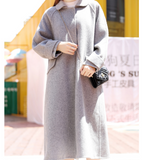 Wool Coat Handmade Long Warm Women Waist Belt Wool Coat Jacket 20145