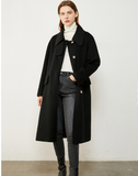 Cashmere Coat Handmade Long Warm Women Wool Coat Jacket 2200