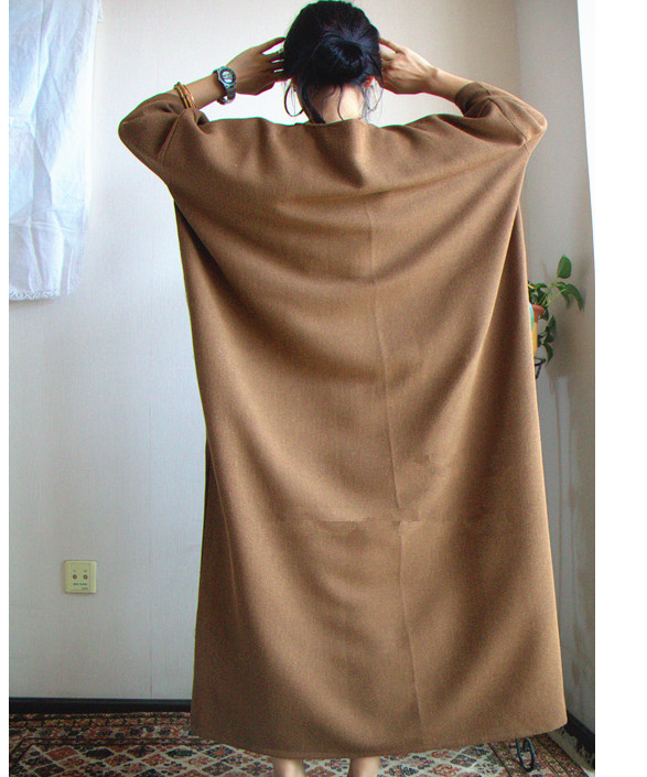 Loose Wool Dresses Winter Autumn Dresses Casual Women Dresses ZRL97213 –  SimpleLinenLife