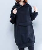 hooded Autumn Loose Spring Casual Women Cotton Tops WG961707