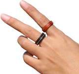 Women Original Design Wood Ring Engagement Ring Handmade Walnut Silver Gift Custom Made