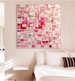 Pink Abstract Large Abstract Oil Painting, Custom painting, Canvas Modern artwork original painting