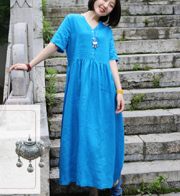 Women Dresses Casual Summer Linen Women Dresses SJ97215 – SimpleLinenLife