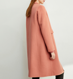 Women Coat Long Double Face Wool Coat Jacket 0959