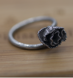ROSE Silver Ring Engagement Ring Wedding Ring her/his Gift/ Angel