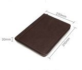 Leather Portfolio, IPad Case, Card Package Folders, Business Briefcase, Personalized Name Engraving for Gift/0652