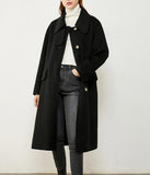 Cashmere Coat Handmade Long Warm Women Wool Coat Jacket 2200